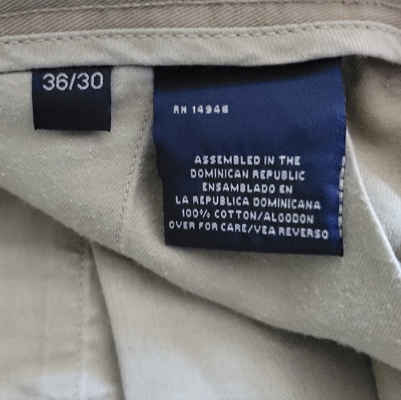 CHINO'S Men's Authentic Cotton Pants, Size 36×30 - Picture 7 of 8